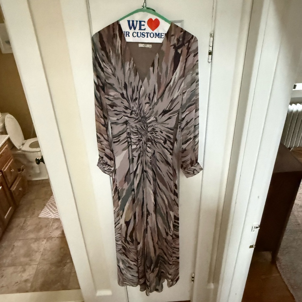 Elegant Multicolor Maxi Dress